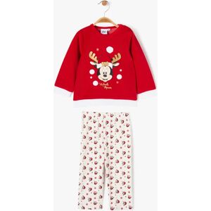 Pyjama 2 pièces spécial Noël velours motif Minnie bébé fille - Disney Baby - 24M - rouge - DISNEY BABY rouge - Publicité