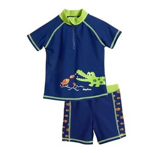 Playshoes maillot de bain crocodile résistant aux UV bleu - Publicité