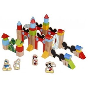 Disney jeu de cubes Mickey Mouse junior en bois 60 pièces - Publicité