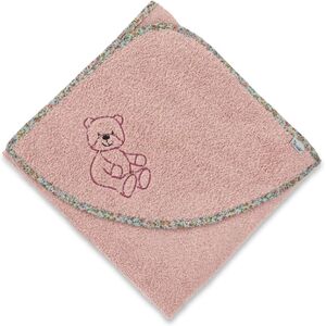 Sterntaler Cape de bain enfant ours Baylee rose poudre 100x100 cm