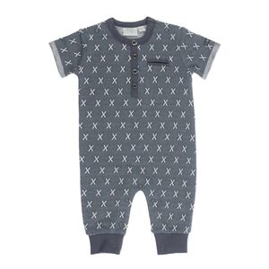 Feetje Pyjama Smile manches courtes a motifs anthracite