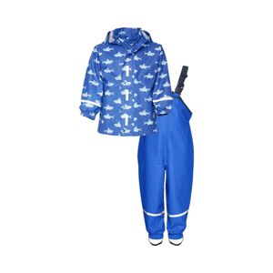 Playshoes Combinaison de pluie enfant requin bleu 2 pieces