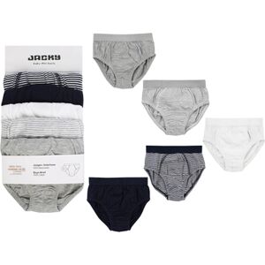 JACKY Slip enfant gris/blanc lot de 5