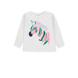 KANZ T-shirt enfant manches longues, bright white/white