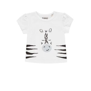 KANZ t-shirt pour bebe b right white / white