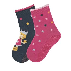 Sterntaler Chaussettes enfant antiderapantes Air princesse/etoiles bleu...