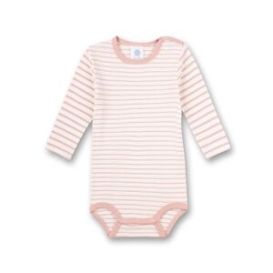 Sanetta Body enfant rayures argentees roses