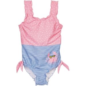 Playshoes Maillot de bain enfant 1 piece anti-UV crabe bleu/rose