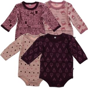 Pippi Body enfant manches longues lilac lot de 4