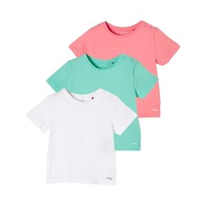 s.Oliver s. Olive r T-shirt 3-pack white / petrol /pink