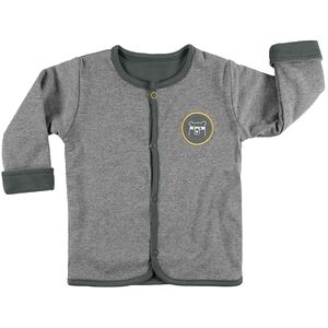 pink or blue Sweat enfant reversible Wild grey melange