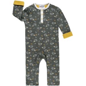 pink or blue Combinaison pyjama enfant herisson gris