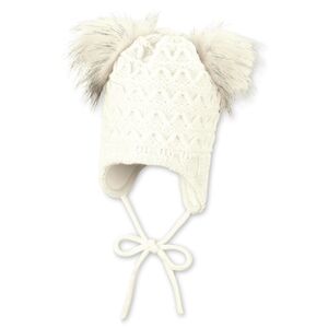 Sterntaler bonnet tricote ecru