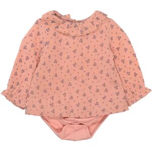 STACCATO Blouse+corps doux à motifs roses 56 (1 mois)