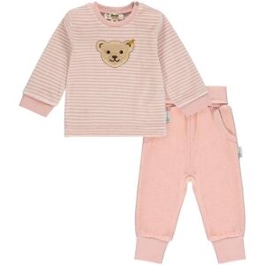 Steiff Sweat et pantalon enfant silver pink 2 pieces