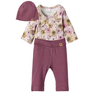 name it Ensemble body 3 pièces Nbnwish Violet Ice