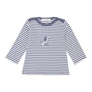Sense Organics T-shirt a manches longues, blue-grey stripes
