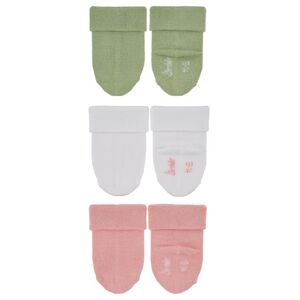 Sterntaler Lot de 3 chaussettes premier age bambou rose tendre