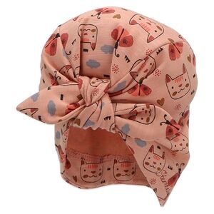 Sterntaler Bonnet a nouer rose tendre