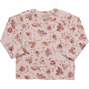 Minymo T-shirt LS rose 56 (1 mois)