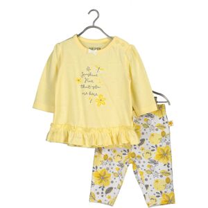 BLUE SEVEN Lot de 2 t-shirts et pantalons jaune clair