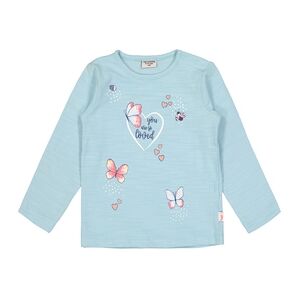 T-shirt manches longues Butterfly bleu clair