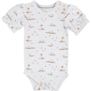 Dimo-Tex Body Allover - Print blanc a volants