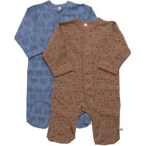 pippi Combinaison pyjama enfant Blue Mirage lot de 2