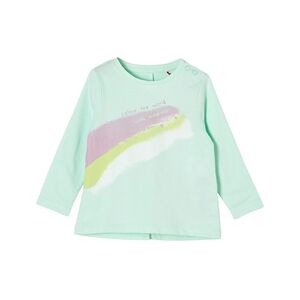 s.Oliver s. Olive r T-shirt manches longues avec front print turquoise