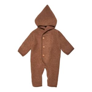 HUTTEliHUT Combinaison bébé BILLIE Button Wool Fleece Caramel 104/110