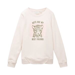 TOM TAILOR Sweat-shirt leopard Cotton Rose bonbon