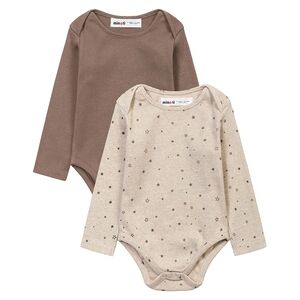 Minoti Lot de 2 bodies beige