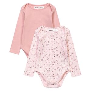 Minoti Lot de 2 bodies roses 74 (9 mois)