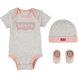 Levis Levi's®Set body avec bonnet et chaussures gris 6 - 12 mois