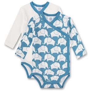 Sanetta Body a langer pack double elephant off white / turquoise