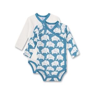 Sanetta Body a langer pack double elephant off white / turquoise