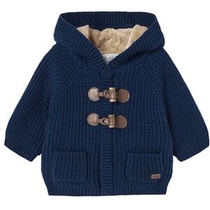 Mayoral Veste en tricot avec capuche bleu