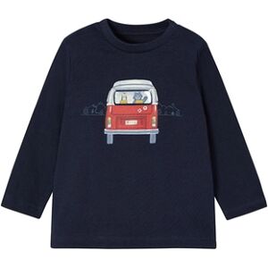 Mayoral T-shirt manches longues bus bleu fonce