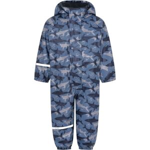 CeLaVi Combinaison enfant pluie polaire bleu chine