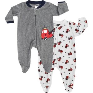 JACKY Combinaison pyjama eponge lot de 2