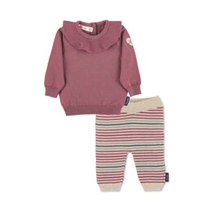 Sterntaler Kit a tricot chemise et pantalon rose