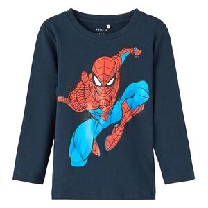 name it T-shirt a manches longues Spider man Nmmoktav Dark Sapphire