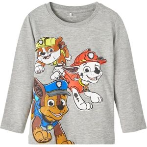 name it T-shirt a manches longues Paw Patrol Nmmodmu Grey Melange