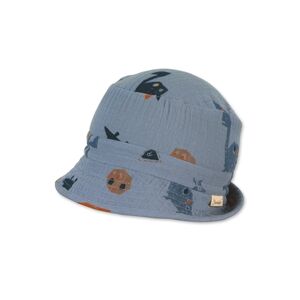 Sterntaler Chapeau de pecheur dinosaure bleu clair