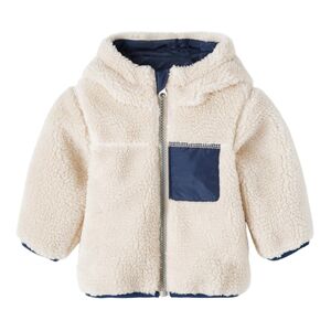 name it Outdoor blouson Teddy Nbmmolav White cap Gray