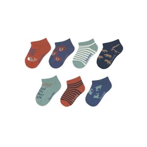 Sterntaler Lot de 7 chaussettes de sneakers rouille