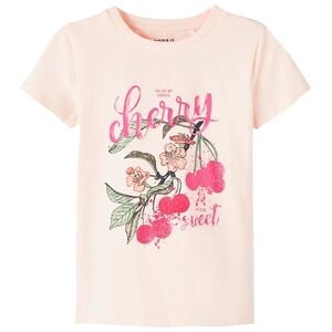 name it T-shirt Nmfditte Creme De Peche