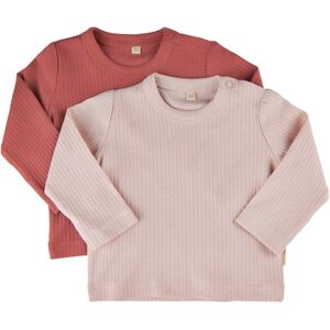 Minymo Lot de 2 t-shirts manches longues Canyon Rose