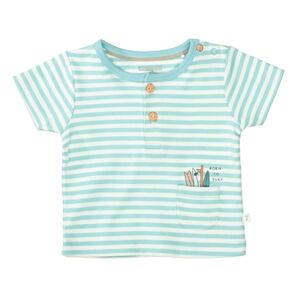 Staccato T-shirt water blue a rayures