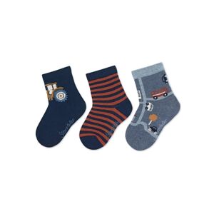 Sterntaler Lot de 3 chaussettes pour bebe Tracteur marine